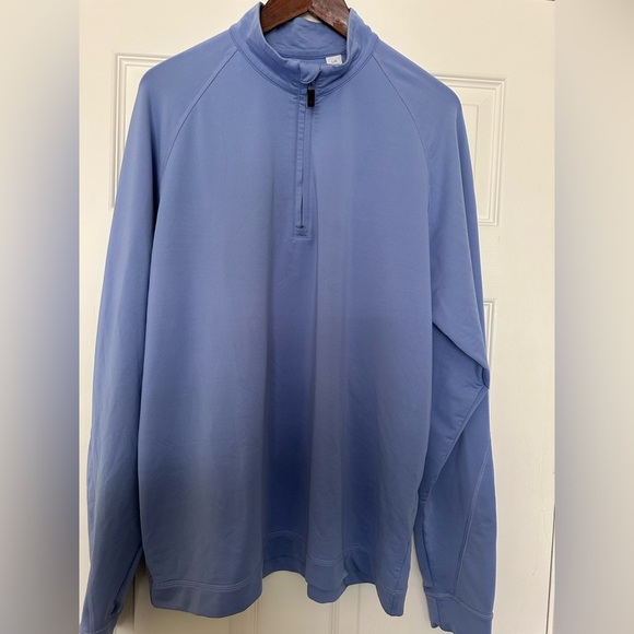 Men’s Cutter & Buck (CB) Golf Quarter zip pullover, Light Blue s-Large. - Picture 5 of 10